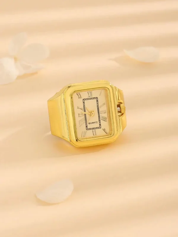 BAGUE MONTRE FEMME OR