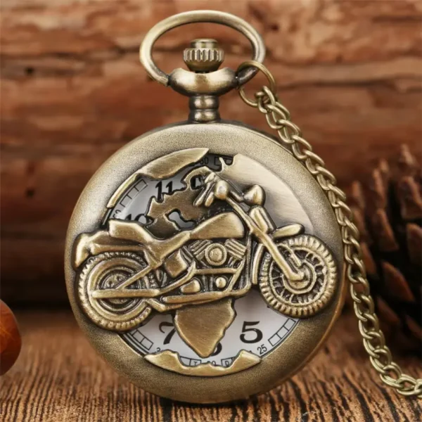 MONTRE A GOUSSET MOTO HOMME